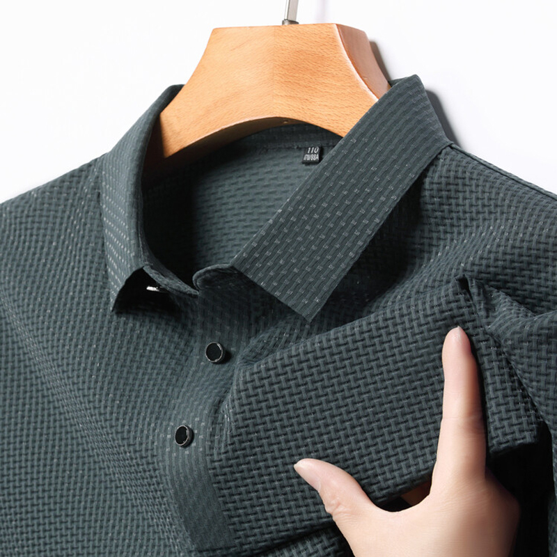 Men'S Polo Formal Wear - Camisa Polo de Algodão Premium para