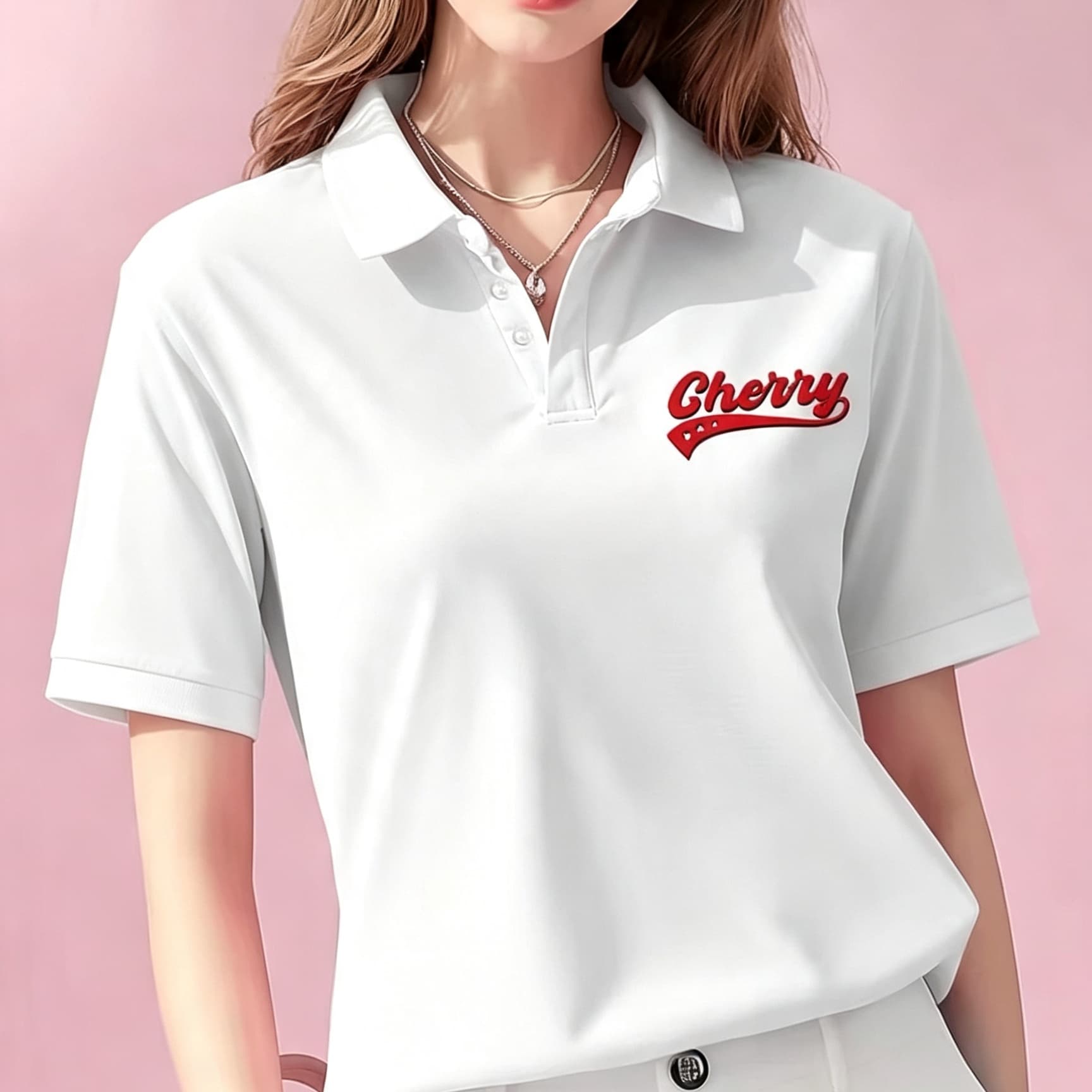 Men'S Polo Formal Wear - Camisa Polo Casual Branca Unissex com