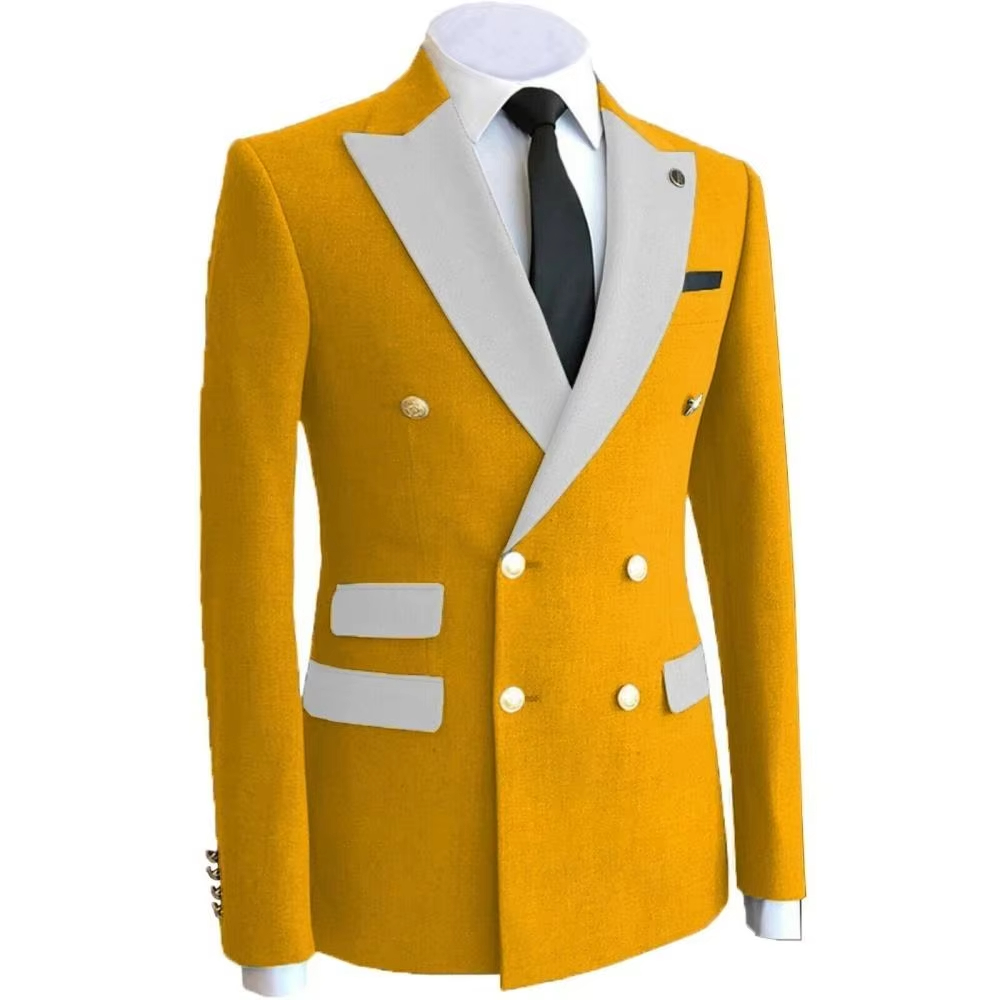 Formal Wear For Men Yellow - Blazer Amarelo Masculino para Casamento e