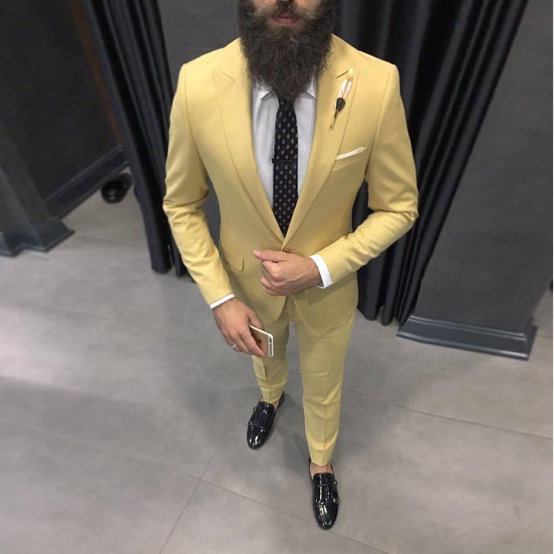 Formal Wear For Men Yellow - 2025 mais recentes ternos masculinos amarelos