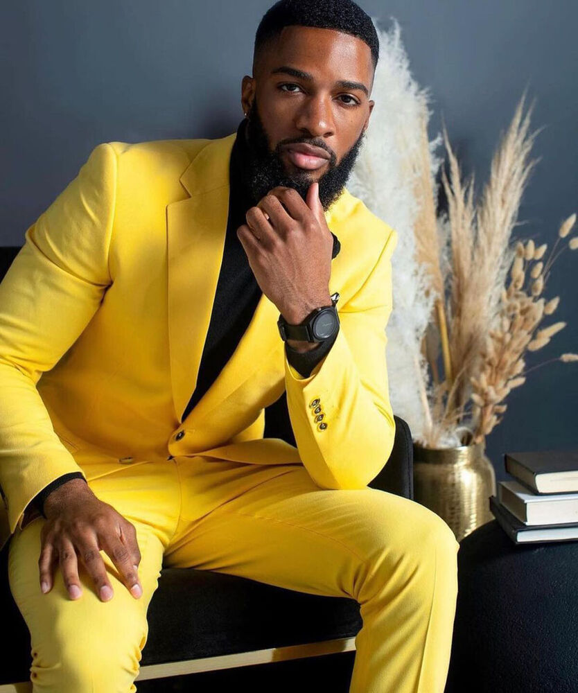 Ternos Amarelos Masculinos Sli - Formal Wear For Men Yellow avaliação e preço