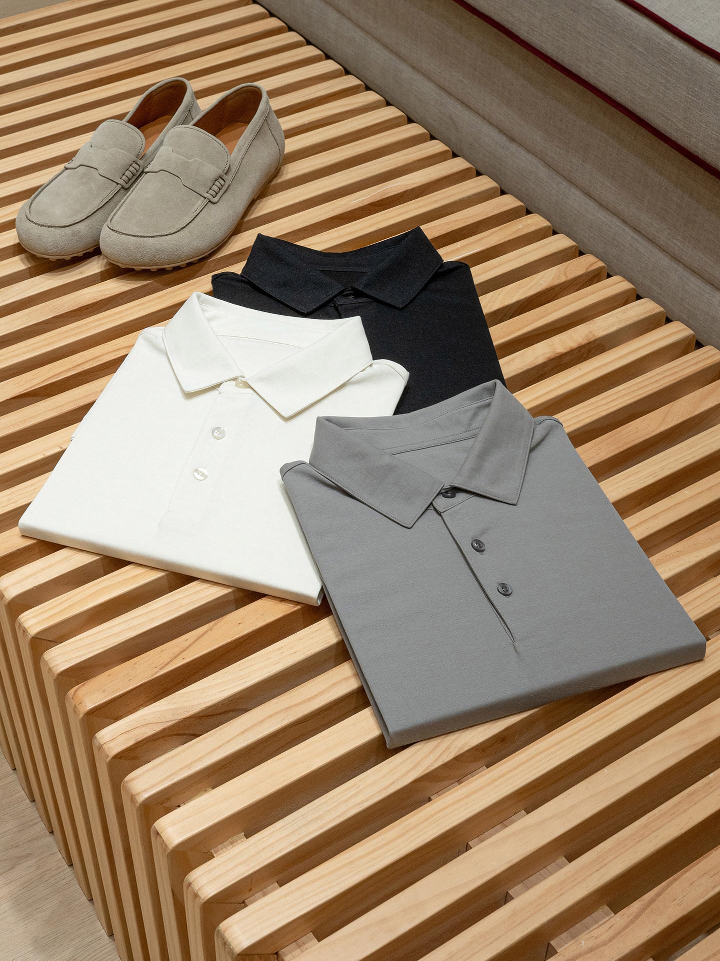 Camisa polo de linho e algodão - Men'S Polo Formal Wear avaliação e preço