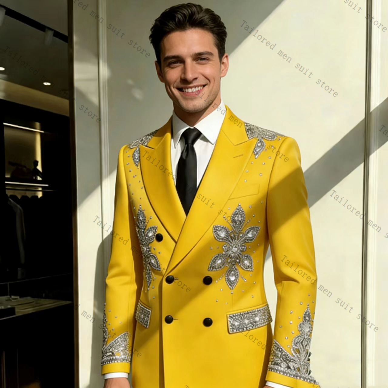 Conjunto de Terno Masculino Am - Formal Wear For Men Yellow avaliação e preço
