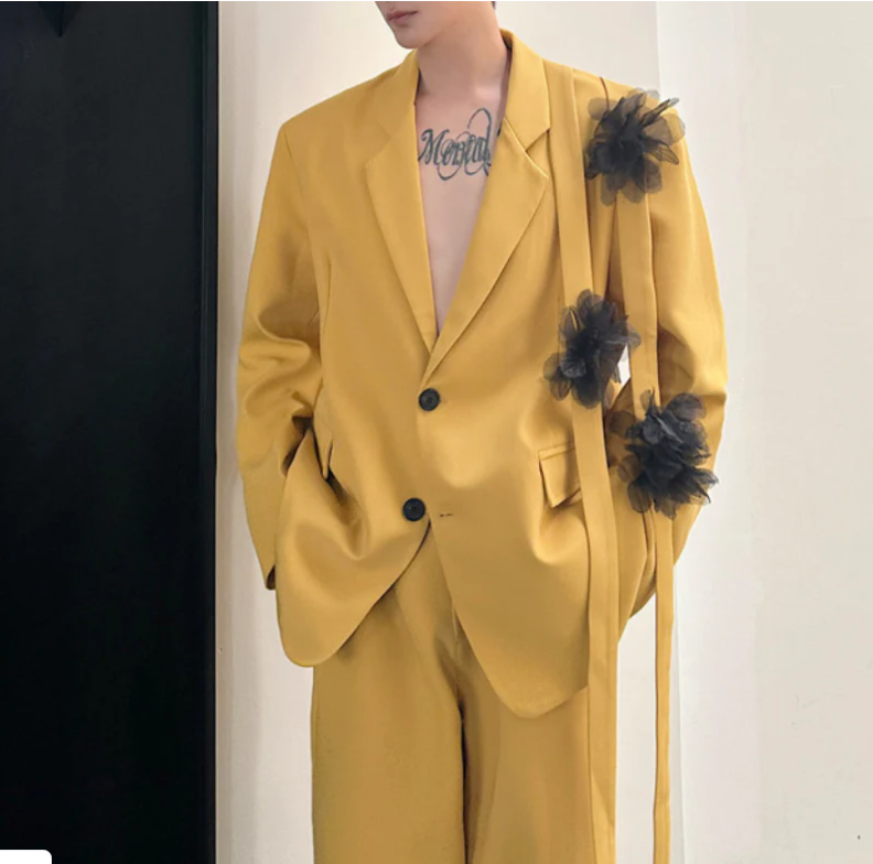 Conjunto de Terno Masculino Am - Formal Wear For Men Yellow avaliação e preço