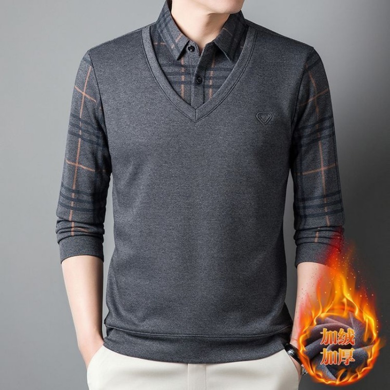 Homens falsos duas peças polo  - Men'S Polo Formal Wear avaliação e preço